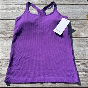 Lululemon Ebb to Street Tank‎ Top College Purple size 12 NWT